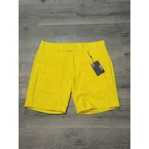 NWT G/Fore Men’s Sz 35 Golf Shorts Cyber Yellow $145